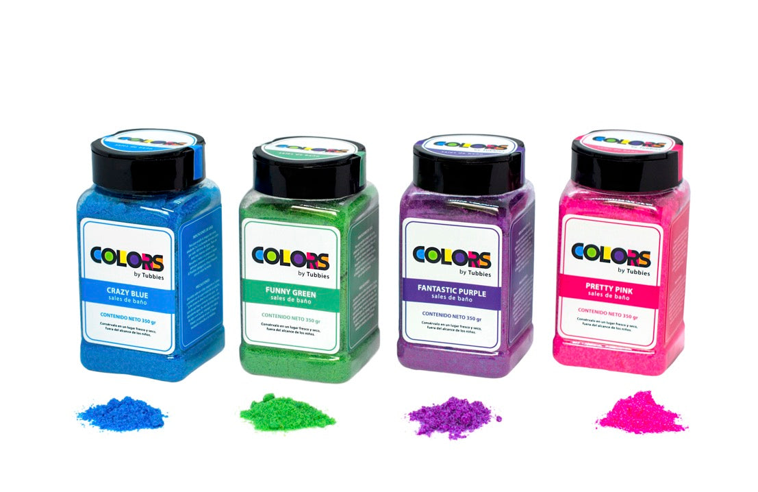 Colors by Tubbies: sales de baño - (varios colores) (350 gr)