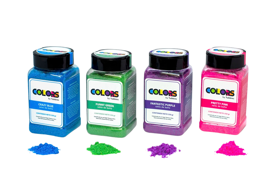 Colors by Tubbies: sales de baño - (varios colores) (350 gr)